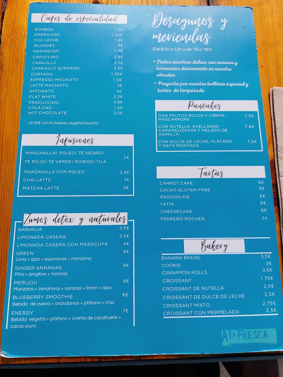 Menu Restaurante A La Fresca Denia-3