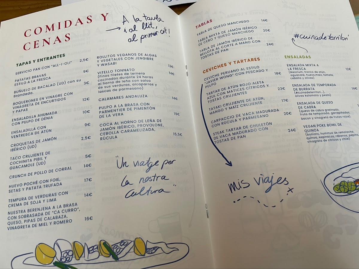 Menu Restaurante A La Fresca Denia-6