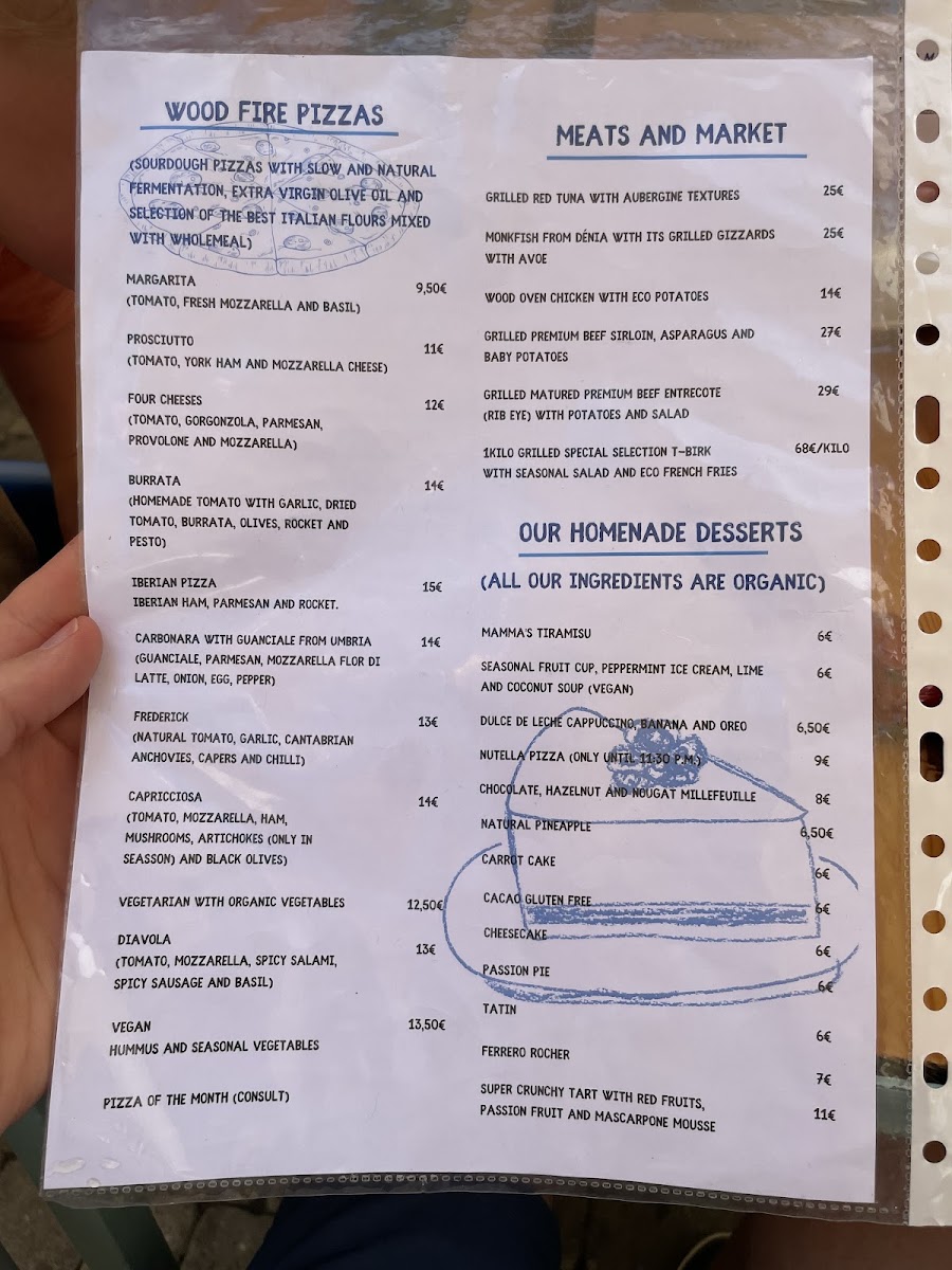 Menu Restaurante A La Fresca Denia-7