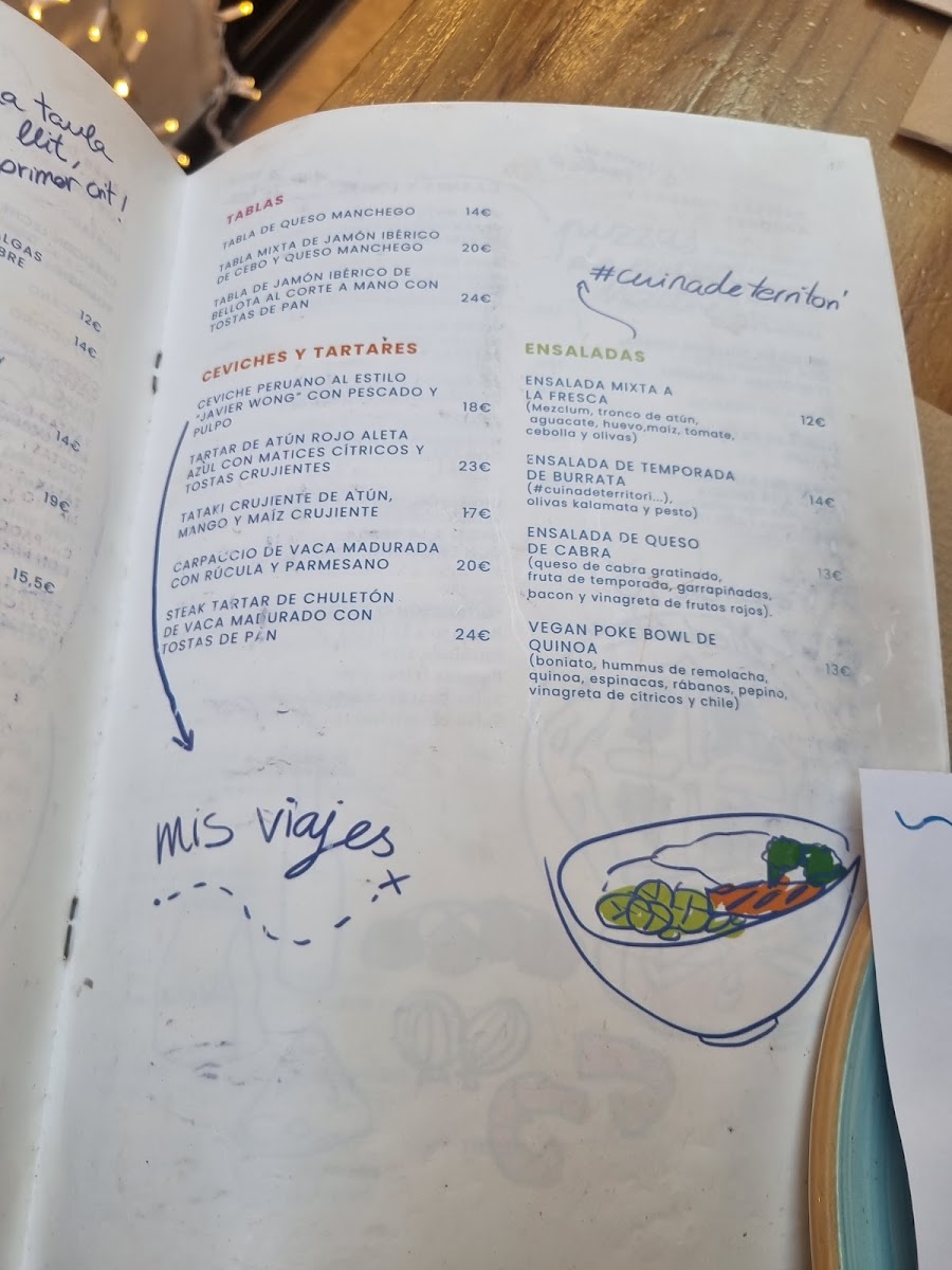 Menu Restaurante A La Fresca Denia-9